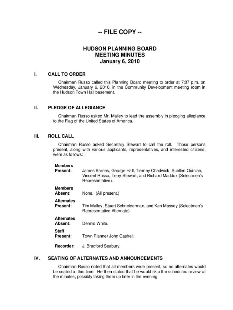 Fillable Online Planning Board Village Of Mount Kisco, NY Fax Email