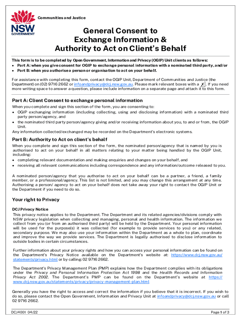 PH071 Authority to request or disclose personal information to ... Preview on Page 1