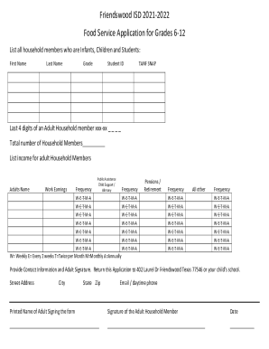 Children need healthy meals to learn. Friendswood ISD offers ...