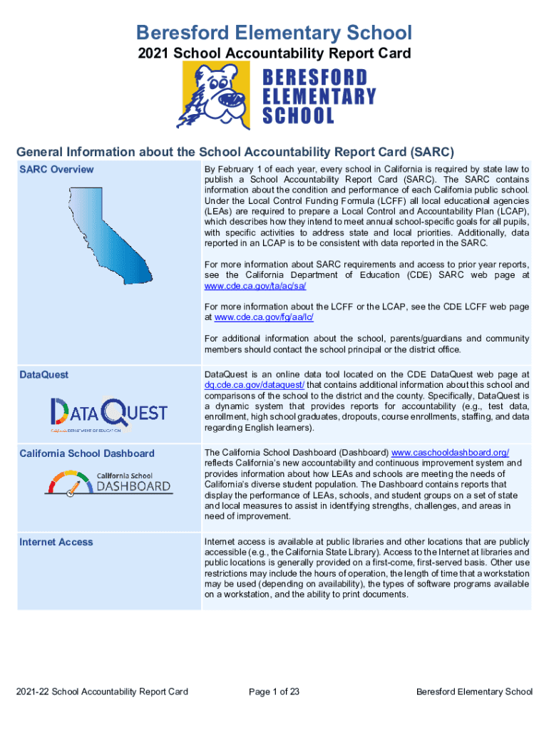 Fillable Online Beresford Elementary School Fax Email Print pdfFiller