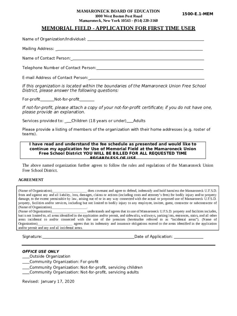 Mamaroneck Union Free School District BoardDocs Doc Template pdfFiller