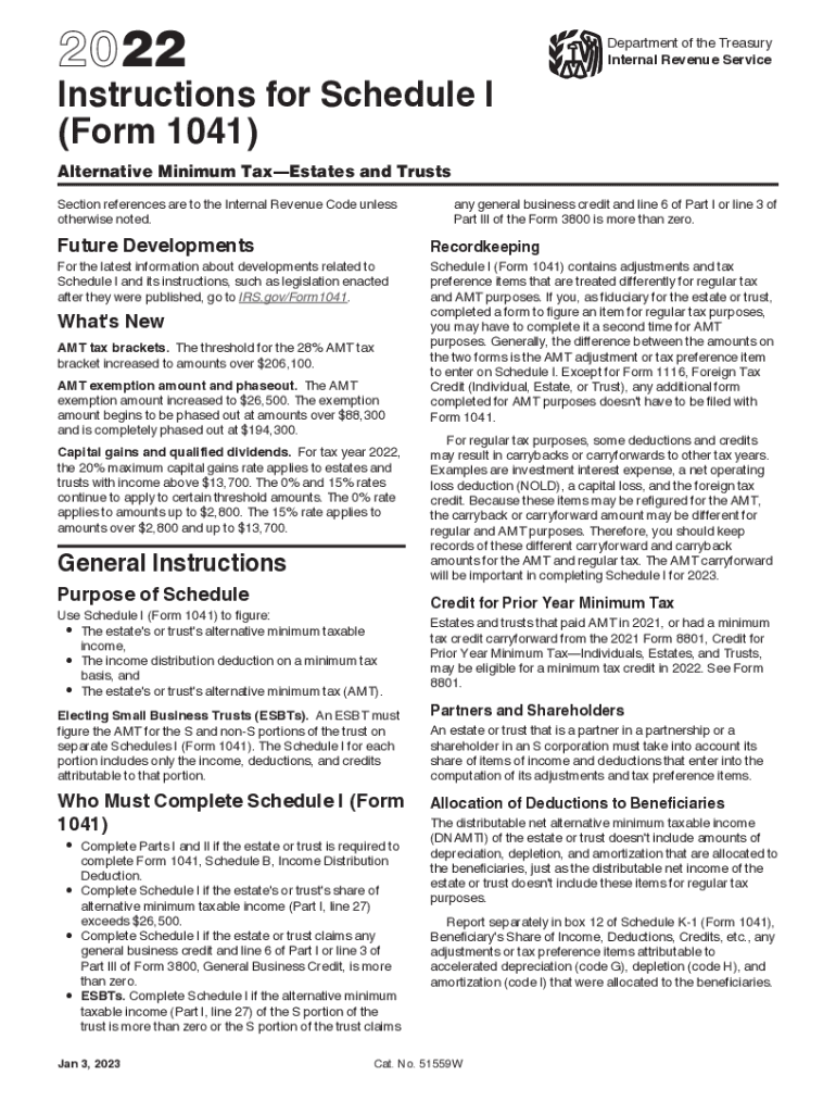 What is a schedule k 1 form 1041 estates and trusts fill out sign