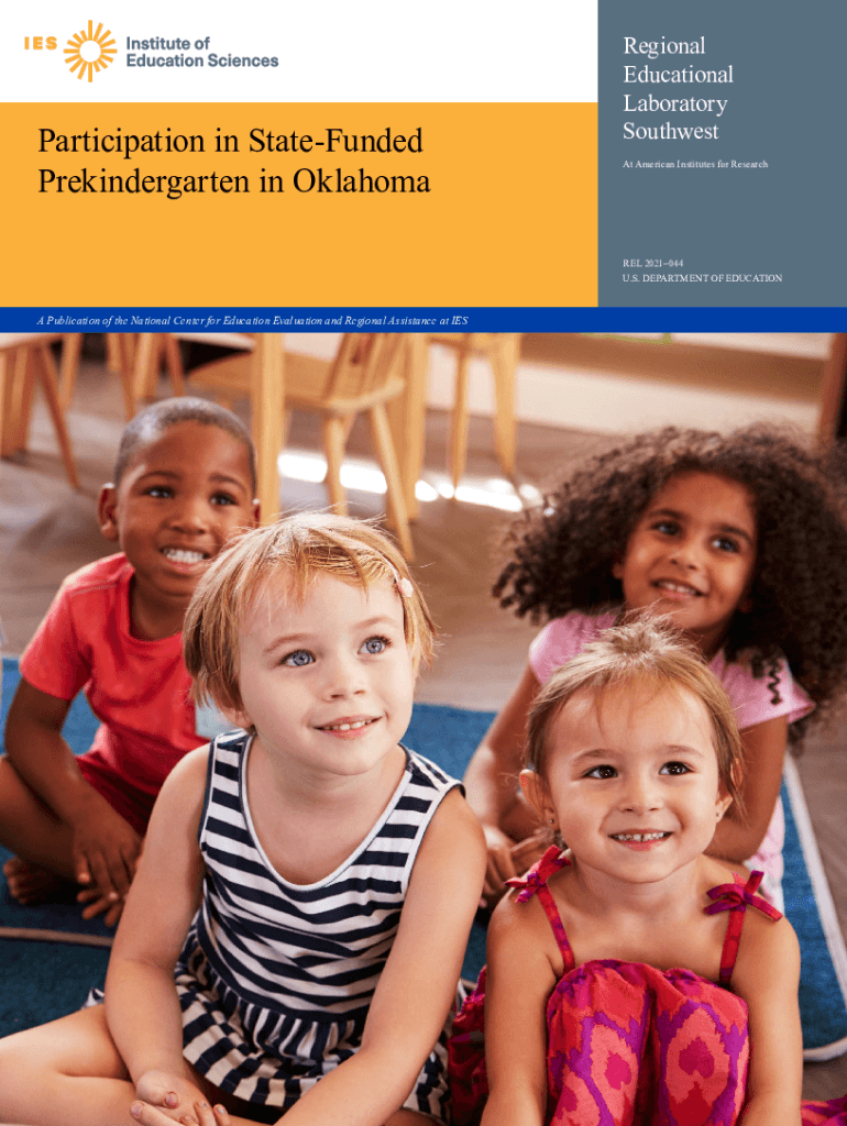 Fillable Online ies ed Participation in StateFunded Prekindergarten in