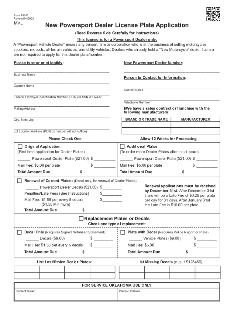 Fillable Online Vehicle Dealer License Application Packet State of Michigan Fax Email Print