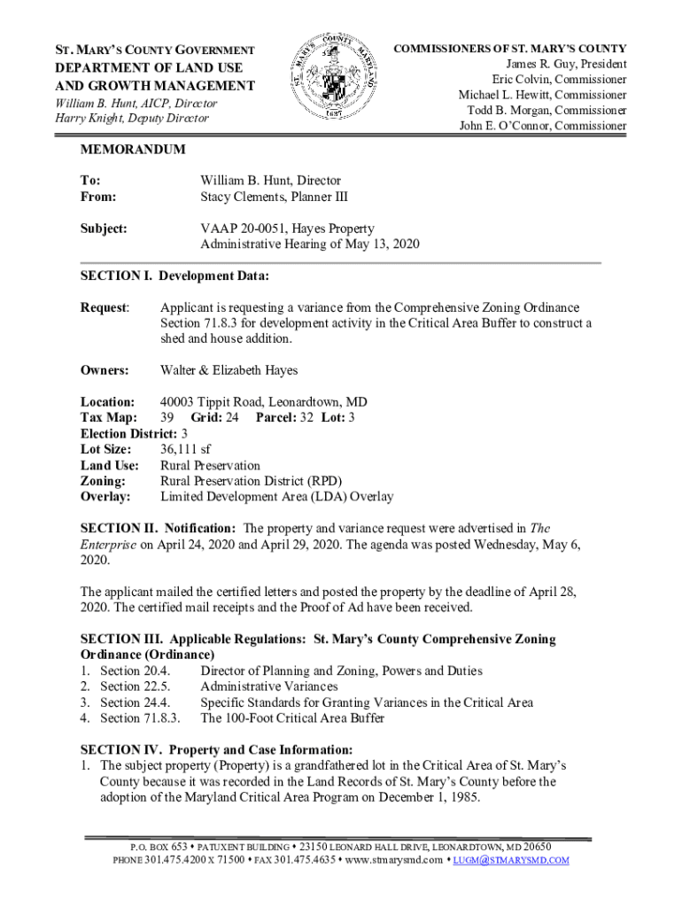 Fillable Online DEPARTMENT OF LAND USE AND GROWTH Fax Email Print