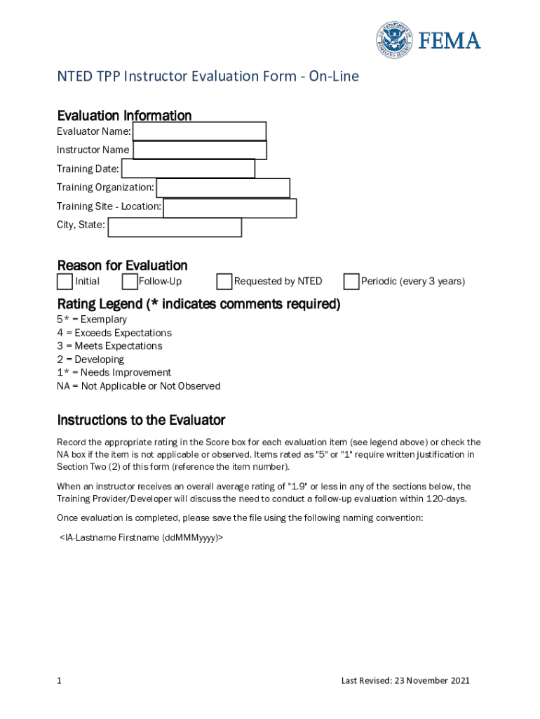 Fillable Online NTEDForms National Training and Education