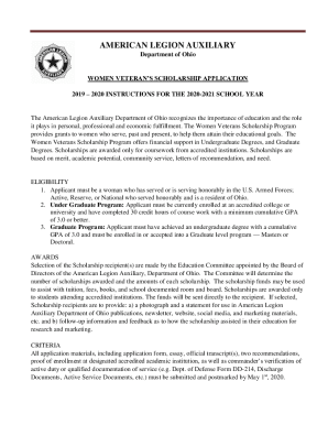 Fillable Online EducationThe American Legion Auxiliary Fax Email Print ...