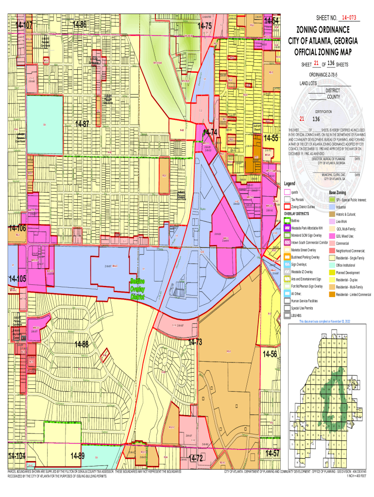Fillable Online ZONING ORDINANCE CITY OF ATLANTA, Fax Email