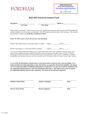 Fillable Online Financial Aid Form and Document Upload Fax Email Print ...