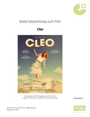 Materialsammlung zum Film Cleo - Goethe-Institut