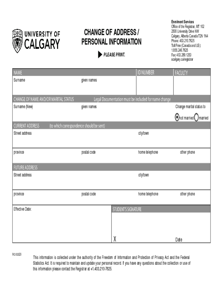Fillable Online Name Change/MaritaL Status Change Request Form Fax