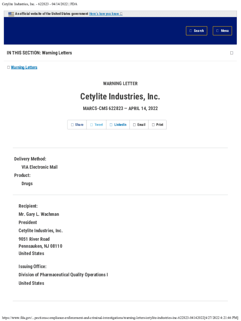 Fillable Online CMS Part C and Part D Compliance ActionsGuidance Portal ...