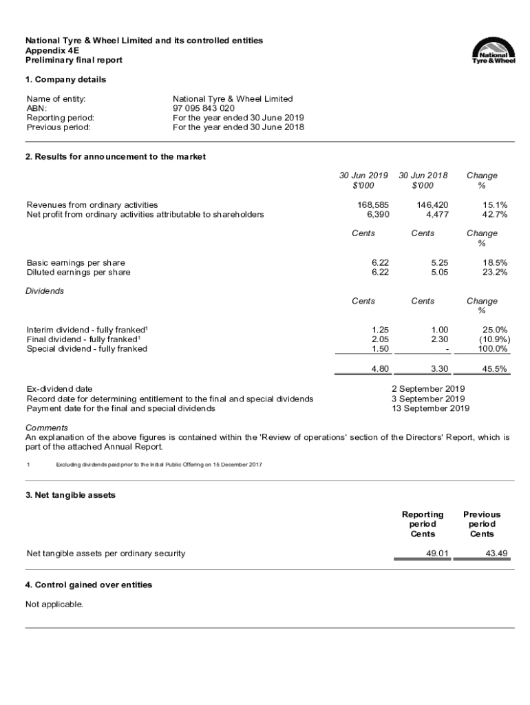 Fillable Online National Tyre Services Front Page Fax Email Print