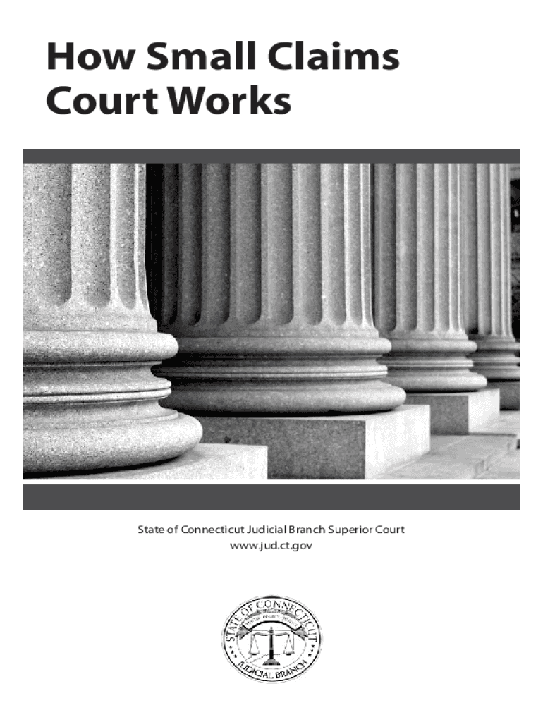 Fillable Online jud state ct A GUIDE TO SMALL CLAIMS CASES Maine