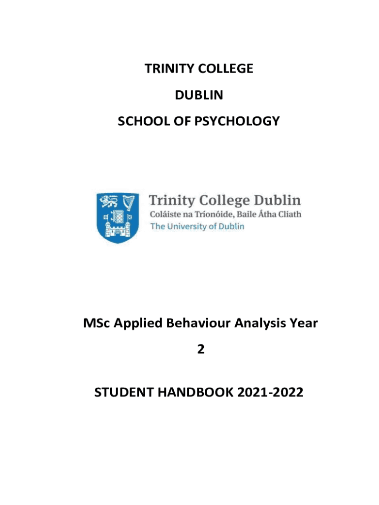 Msc Applied Behaviour Analysis