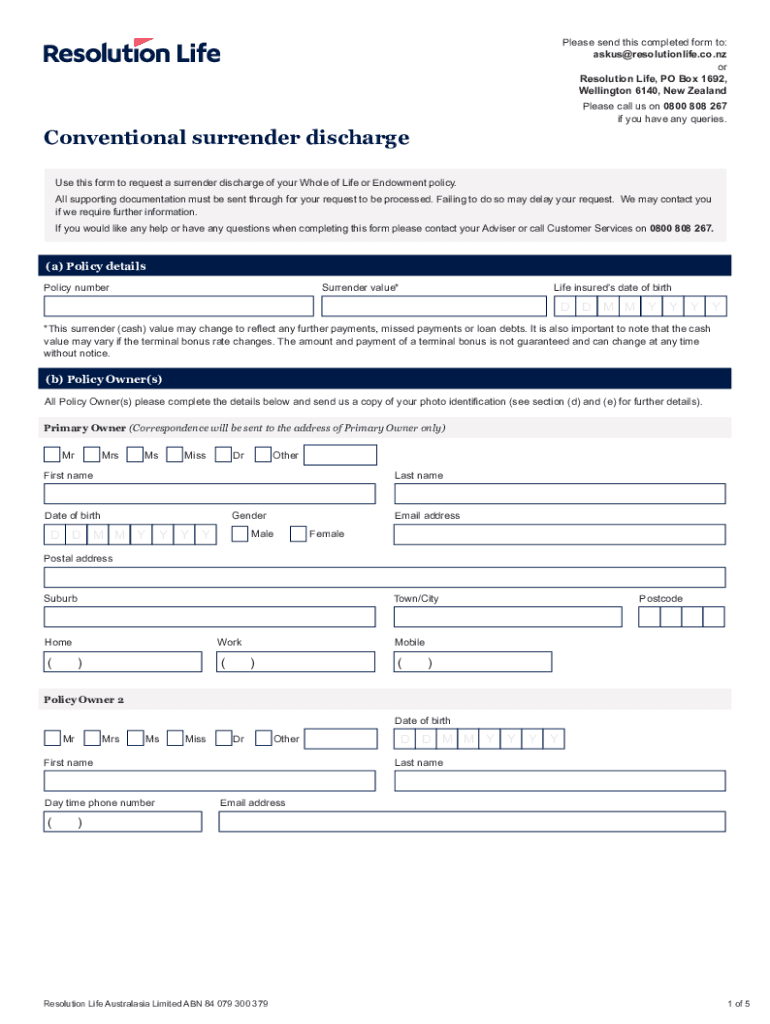 Fillable Online AMP Life sale to Resolution Life completed Core