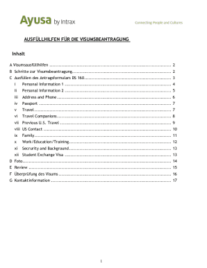 Fillable Online Form DS-160 for US Immigration - Boundless Fax Email ...