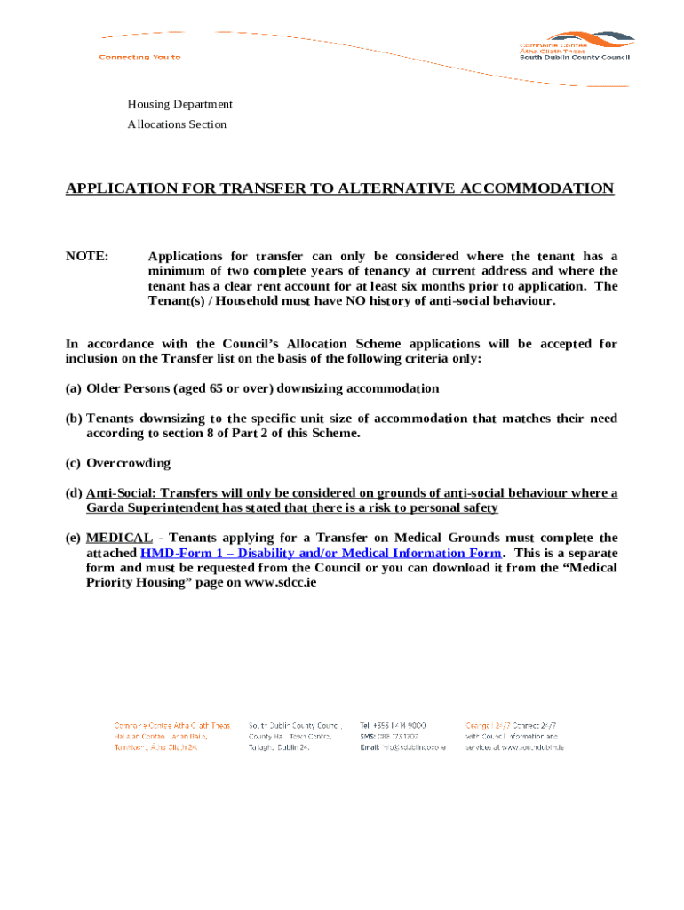 transfer.doc South Dublin County Council Doc Template pdfFiller