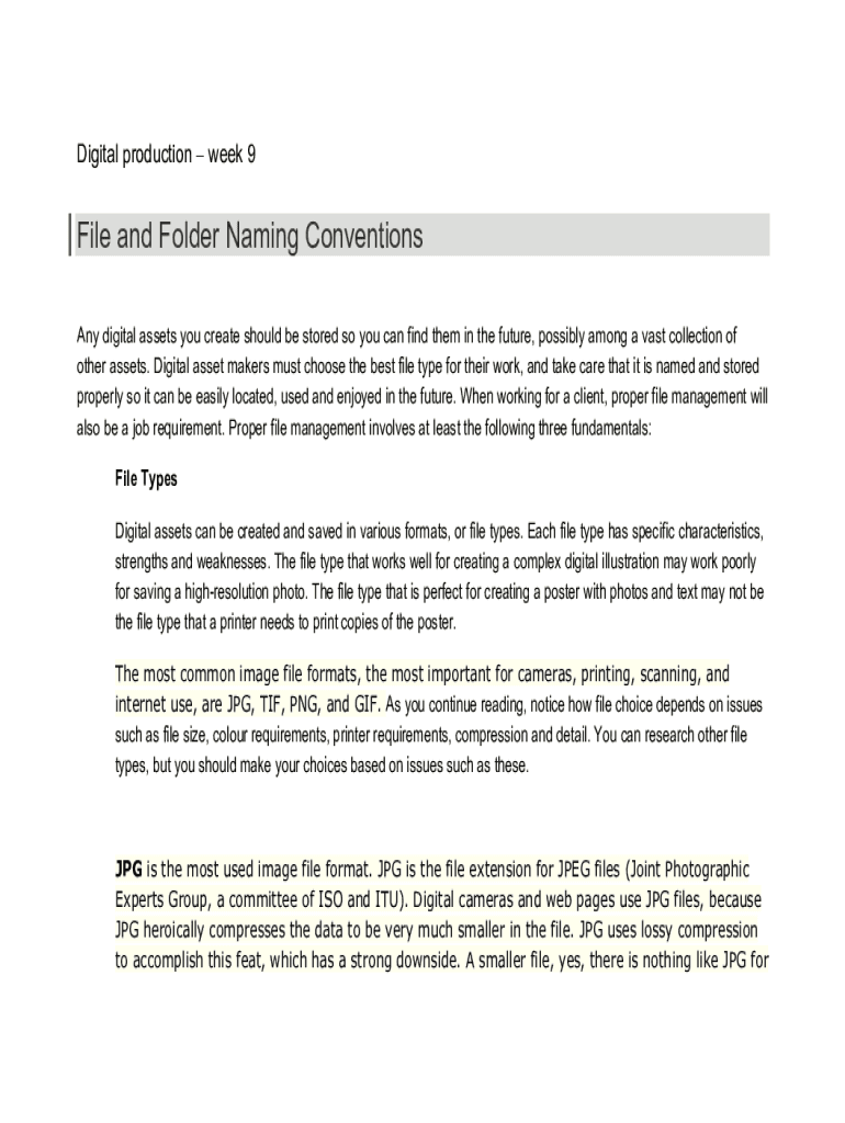 Fillable Online sugarloaf nbed nb File Naming Conventions and Digital