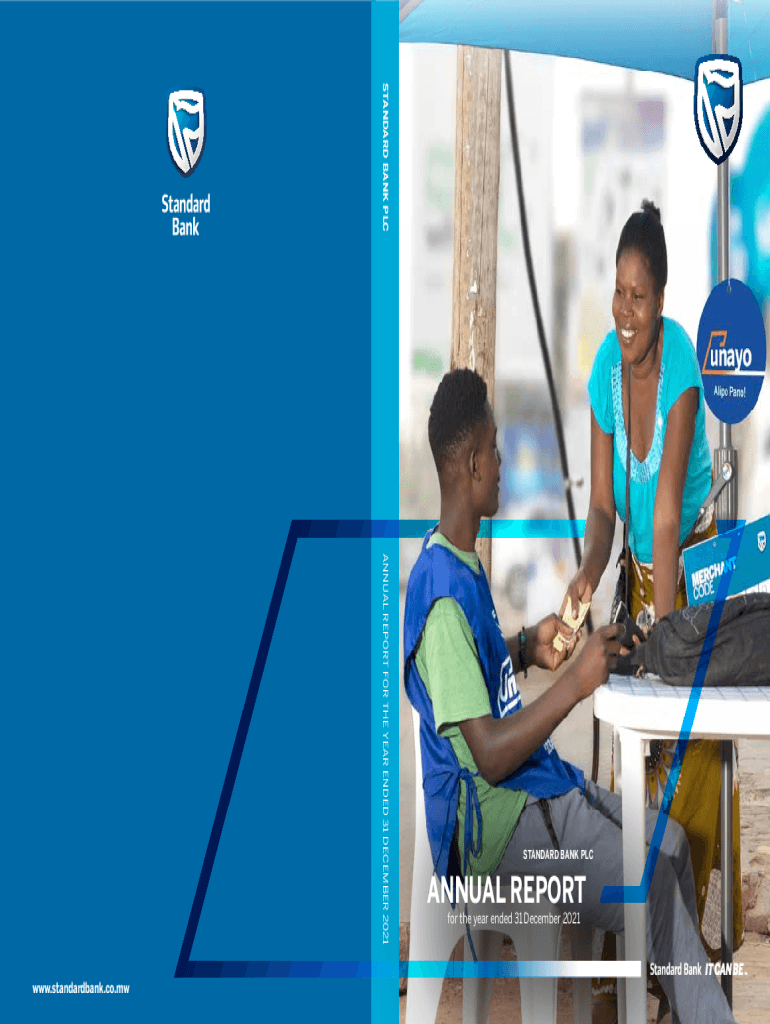 Fillable Online Standard Bank Investor Relations Annual Reports Fax