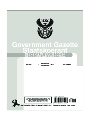Fillable Online Government gazette south africa pdf Weebly Fax Email