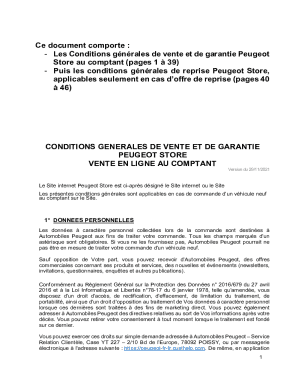 CONDITIONS GENERAL D UTILISATION visual data 2