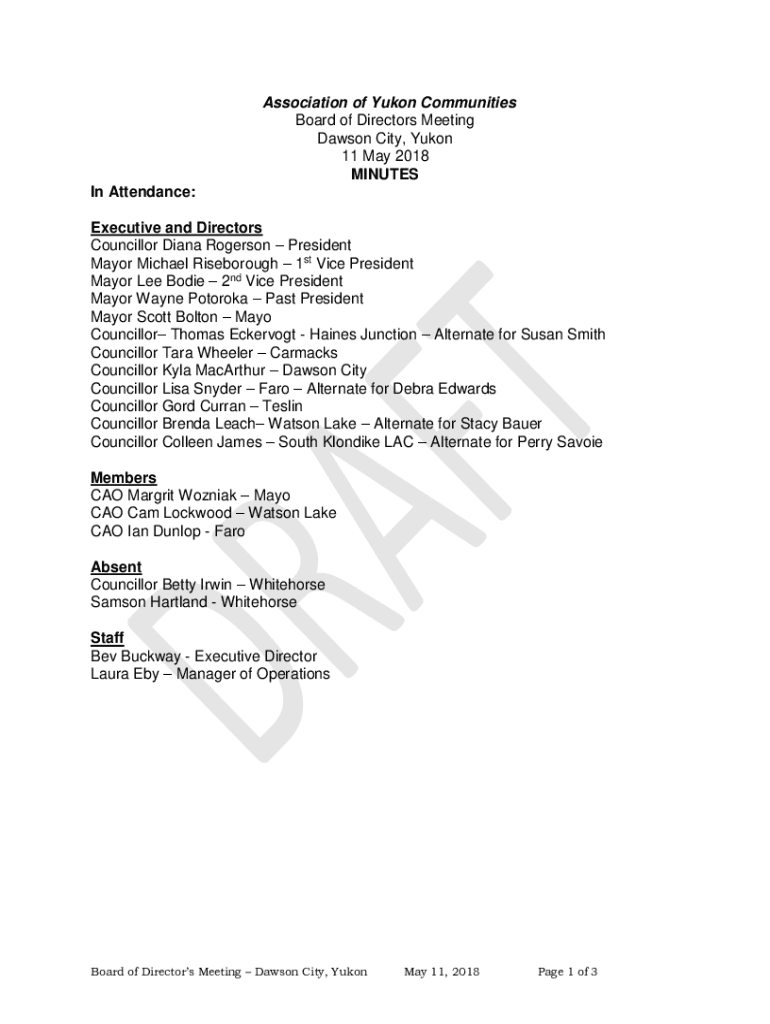 Fillable Online 9 Village of Haines Junction Fax Email Print pdfFiller