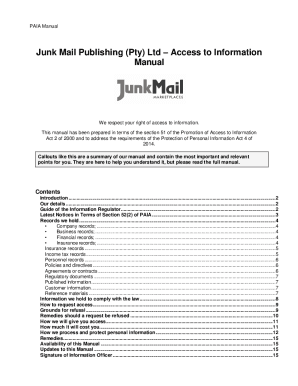 manual in terms of section 51 of - PPM Attorneys