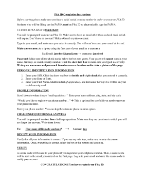 Fillable Online HOW TO FILL OUT THE FAFSA - Form Your Future Fax Email ...