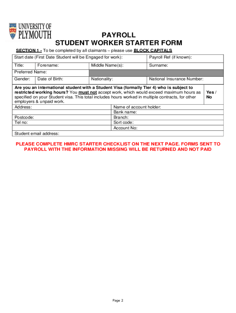 Fillable Online instructions for completing the federal work-study ...