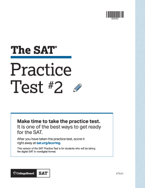 Fillable Online Downloadable Full-Length SAT Practice Tests Fax Email ...
