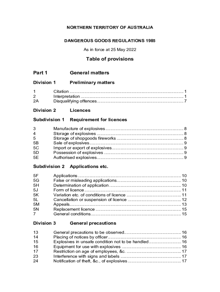 Fillable Online faolex fao Dangerous Goods (Transport by Road or Rail
