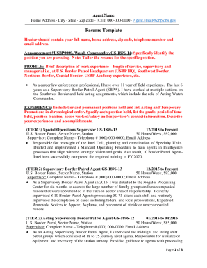 Fillable Online U S Border Patrol - 628808800 