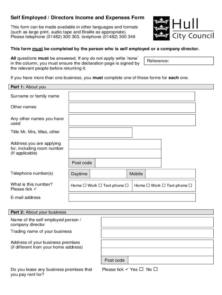 Fillable Online Application form for Housing Benefit and/or Council Tax