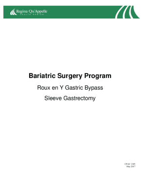 Fillable Online Bariatric Surgery With Roux-En-Y Gastric Bypass or ...
