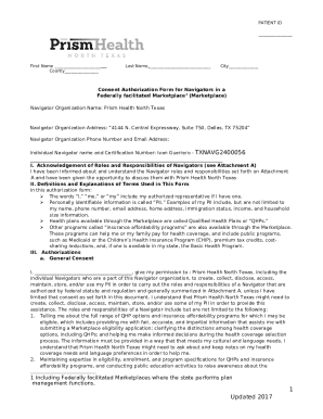 Model Authorization Form for Navigators in a ... - GitHub Pages