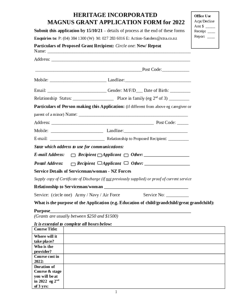 Grant Application Process Loyola Foundation Doc Template pdfFiller