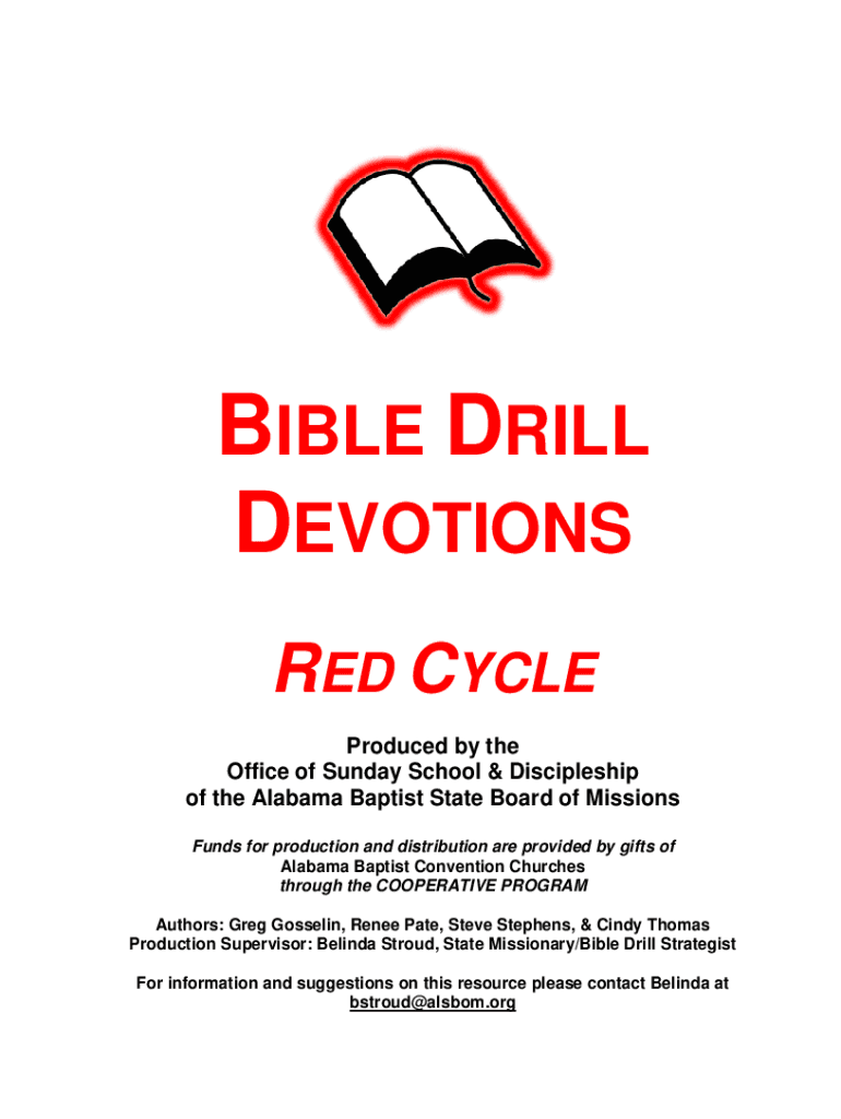 Fillable Online Bible Skills, Drills, & Thrills Grades 46 Leader Guide