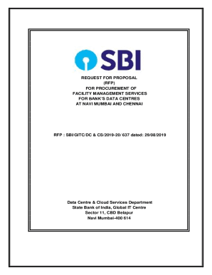 Fillable Online Request for Proposal (RFP) for procurement of Services ...