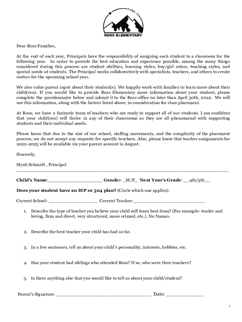 Fillable Online Teacher Request Letter Fax Email Print - pdfFiller