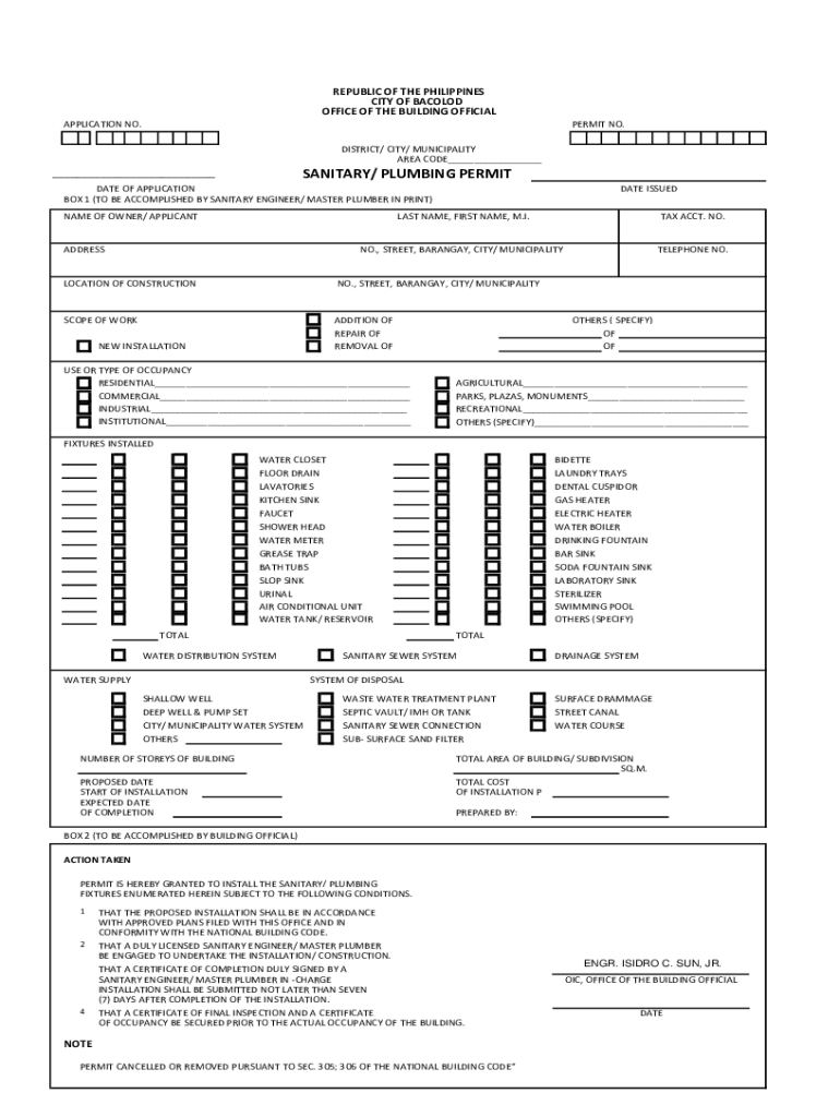 Fillable Online bacolodcity gov REVISED TECHNICAL SAFETY INSPECTION