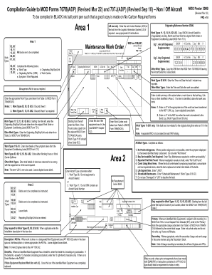 Fillable Online Compilation Guide to MOD Forms 707B(ADP) (Revised Mar ...