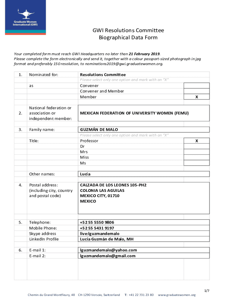 Form preview