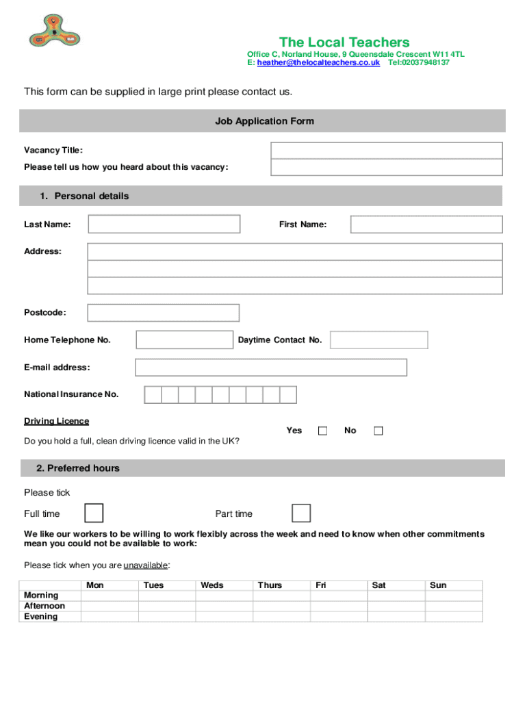 Form preview
