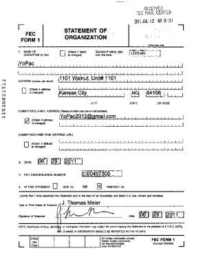 fec form 1 statement of
