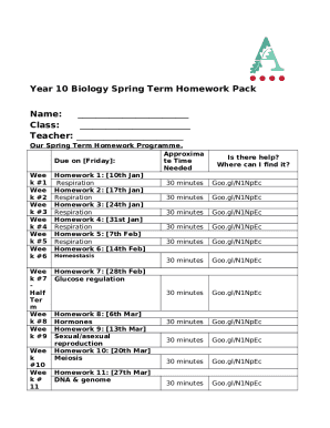 AQA GCSE Biology Paper 1 Revision Clocks Worksheets - Tes