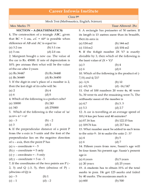 Fillable Online Worksheet on PerimeterPerimeter of Squares and ...