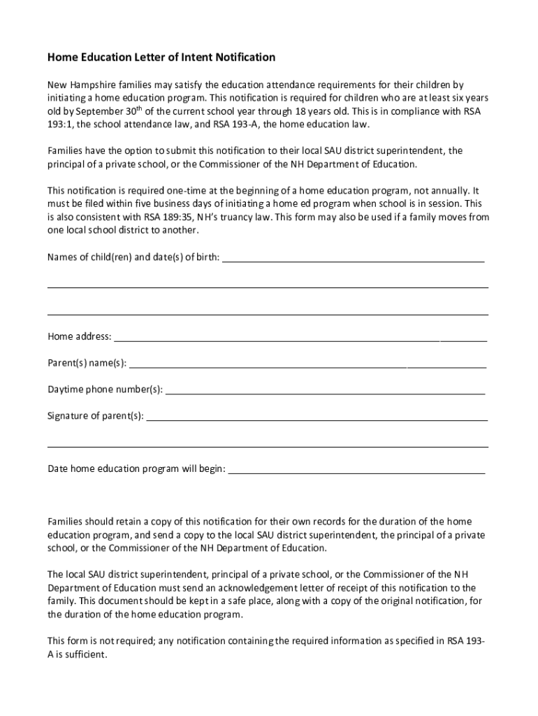 Fillable Online Kentucky Homeschool Letter Of Intent Template Fax Email Print pdfFiller Fillable Online Kentucky Homeschool Letter Of Intent Template Fax Email Print pdfFiller