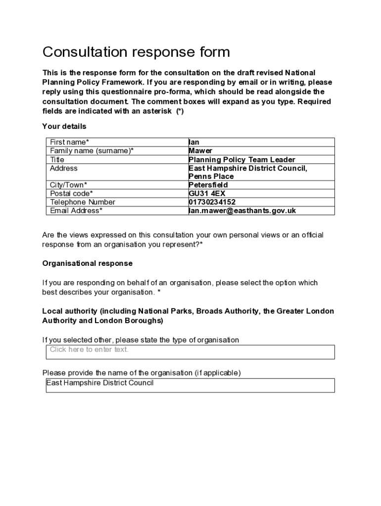 Form preview