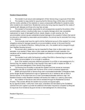 Service Dog & ESA Approval Form